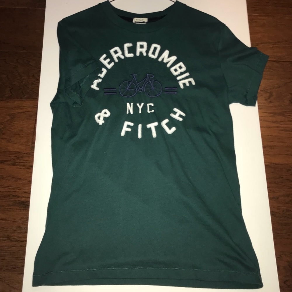 Abercrombie Logo Shirt with Bike Clipart
